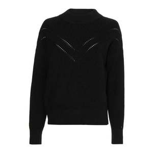 Tommy Hilfiger Sweater - COTTON M-NK black obraz