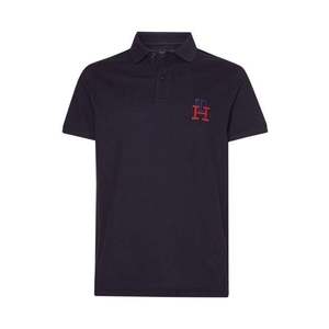 Tommy Hilfiger Polo shirt - ESS MONOGRAM REGULAR POLO blue obraz