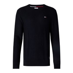 Tommy Jeans Sweater - TJM REGULAR STRUCTURED SWEATER black obraz