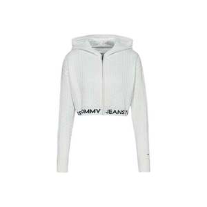 Tommy Jeans Cardigan - TJW BXY CROP ZIP WAI white obraz