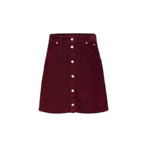 Tommy Jeans Skirt - TJW CORDUROY MINI SK red obraz