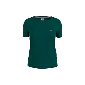 Tommy Jeans T-shirt - TJW SOFT JERSEY TEE green obraz