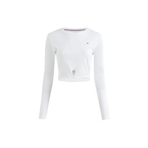 Tommy Jeans T-shirt - TJW CROP STRAP FRONT white obraz