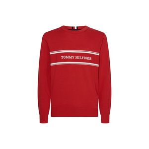 Tommy Hilfiger Sweater - ROPE LOGO SWEATER red obraz