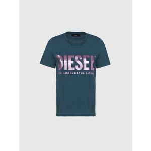 Diesel T-shirt - TSILYWX TSHIRT blue-green obraz