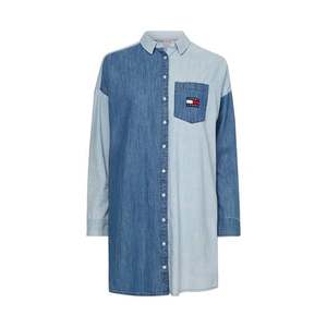 Tommy Jeans Dress - TJW ARCHIVE DENIM SHIRT DRESS blue obraz