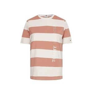 Tommy Hilfiger T-Shirt - REGULAR RUGBY STP C-NK TEE SS brown obraz