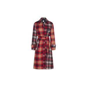 Tommy Hilfiger Coat - ICON WOOL BLEND CHECK red obraz