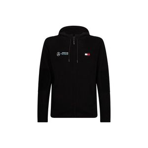 Tommy Hilfiger Sweater - 1 MB TECH HOODED ZIPPER THRU black obraz