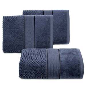 Eurofirany Unisex's Towel 451454 Navy Blue obraz