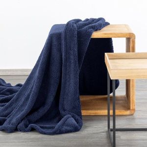 Eurofirany Unisex's Blanket 452291 Navy Blue obraz