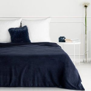 Eurofirany Unisex's Blanket 438775 Navy Blue obraz