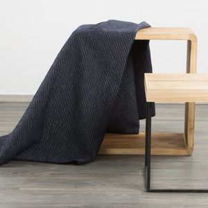 Eurofirany Unisex's Blanket 416148 Navy Blue obraz