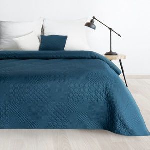 Eurofirany Unisex's Bedspread 404730 Navy Blue obraz