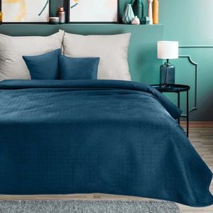 Eurofirany Unisex's Bedspread 389823 Navy Blue obraz