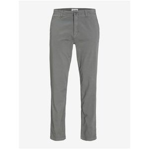 Šedé pánské chino kalhoty Jack & Jones Stace obraz