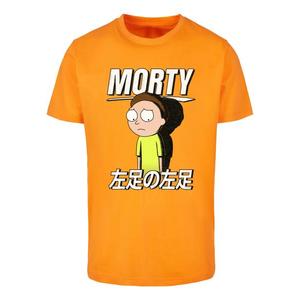 Pánské tričko Rick and Morty Sad Morty oranžové obraz