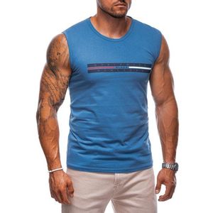 Edoti Men's printed tank top obraz