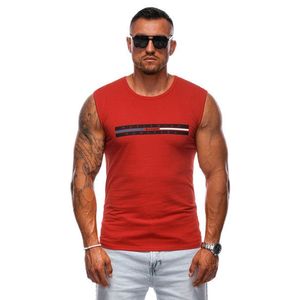 Edoti Men's printed tank top obraz