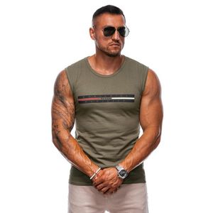 Edoti Men's printed tank top obraz