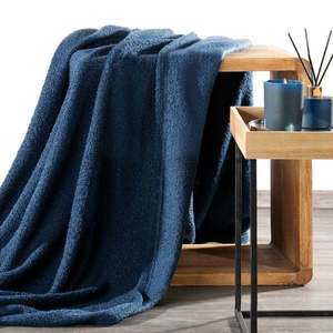 Eurofirany Unisex's Blanket 438712 Navy Blue obraz