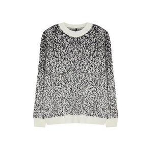 Trendyol Curve Gray Melange Stoned Knitwear Sweater obraz