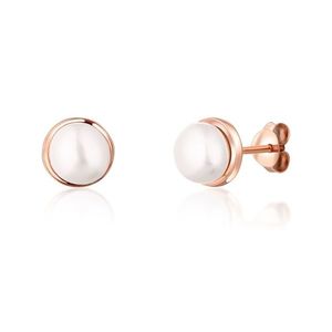 JwL Luxury Pearls Pozlacené náušnice s říční perlou JL0736 obraz