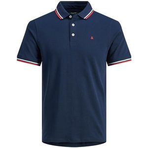 Jack&Jones PLUS Pánské polo triko Slim Fit JJEPAULOS 12143859 Navy Blazer 3XL obraz