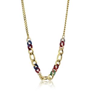 Marc Malone Originální pozlacený náhrdelník Hope Red Necklace MCN23075G obraz