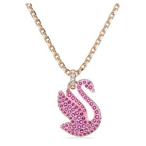 Swarovski Něžný pozlacený náhrdelník s Labutí Iconic Swan 5647552 obraz