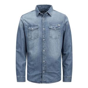 Jack&Jones Pánská košile JJESHERIDAN Slim Fit 12138115 Medium Blue Denim XL obraz