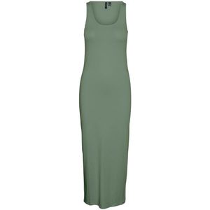 Vero Moda Dámské šaty VMMAXI Tight Fit 10305781 Hedge Green M obraz