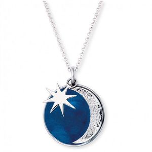 Engelsrufer Stříbrný náhrdelník Měsíc a hvězda ERN-MOON-PB obraz