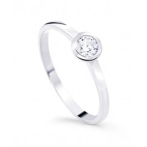 Cutie Jewellery Minimalistický prsten ze žlutého zlata Z8004-10-X-1 51 mm obraz