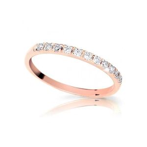 Cutie Jewellery Půvabný prsten z růžového zlata Z6484-1670-X-4 49 mm obraz