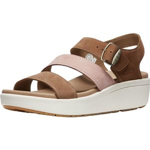 KEEN Dámské kožené sandály ELLECITY 1027272 toasted coconut/fawn 39 obraz