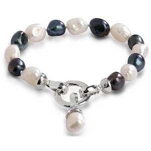 JwL Luxury Pearls Náramek z pravých perel ve dvou odstínech JL0317 obraz