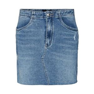 Vero Moda Dámská sukně VMROSIE 10282620 Medium Blue Denim M obraz