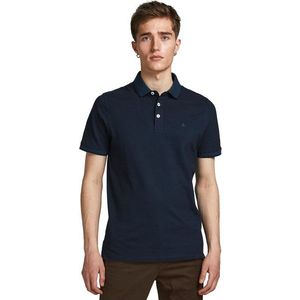 Jack&Jones Pánské polo triko JJEPAULOS Slim Fit 12136668 Dark Navy XL obraz