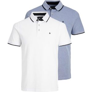 Jack&Jones 2 PACK - pánské polo triko JJEPAULOS Slim Fit 12191216 Bright Cobalt S obraz