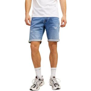 Jack&Jones Pánské kraťasy JJIRICK Regular Fit 12249208 Blue Denim M obraz