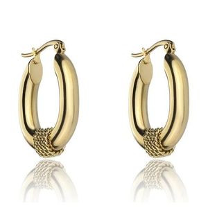 Marc Malone Elegantní pozlacené náušnice Riley Gold Earrings MCE23008G obraz