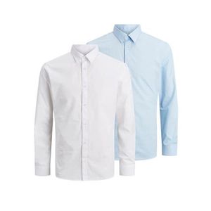 Jack&Jones 2 PACK - pánská košile JJJOE Slim Fit 12182995 Cashmere Blue XL obraz