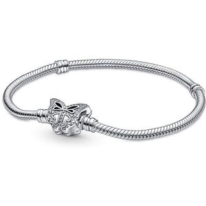 Pandora Stříbrný náramek na přívěsky Motýl 590782C01 16 cm obraz