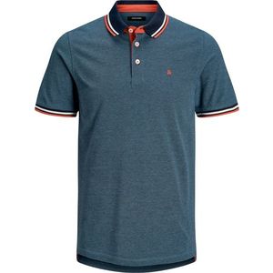 Jack&Jones Pánské polo triko Slim Fit JJEPAULOS 12136668 Denim Blue S obraz