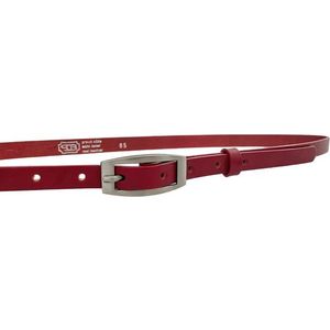 Penny Belts Dámský kožený opasek 15-2-93 red 85 cm obraz