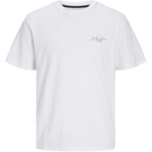 Jack&Jones Pánské triko JJFERRIS Standard Fit 12256799 White L obraz