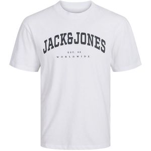 Jack&Jones Pánské triko JJECALEB Relaxed Fit 12257579 White L obraz