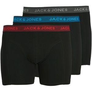 Jack&Jones PLUS 3 PACK - pánské boxerky JACWAISTBAND 12211666 Asphalt 4XL obraz