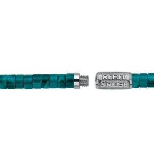 Rebel&Rose Korálkový náhrdelník pro muže Slices Turquoise RR-NL042-S-55 obraz